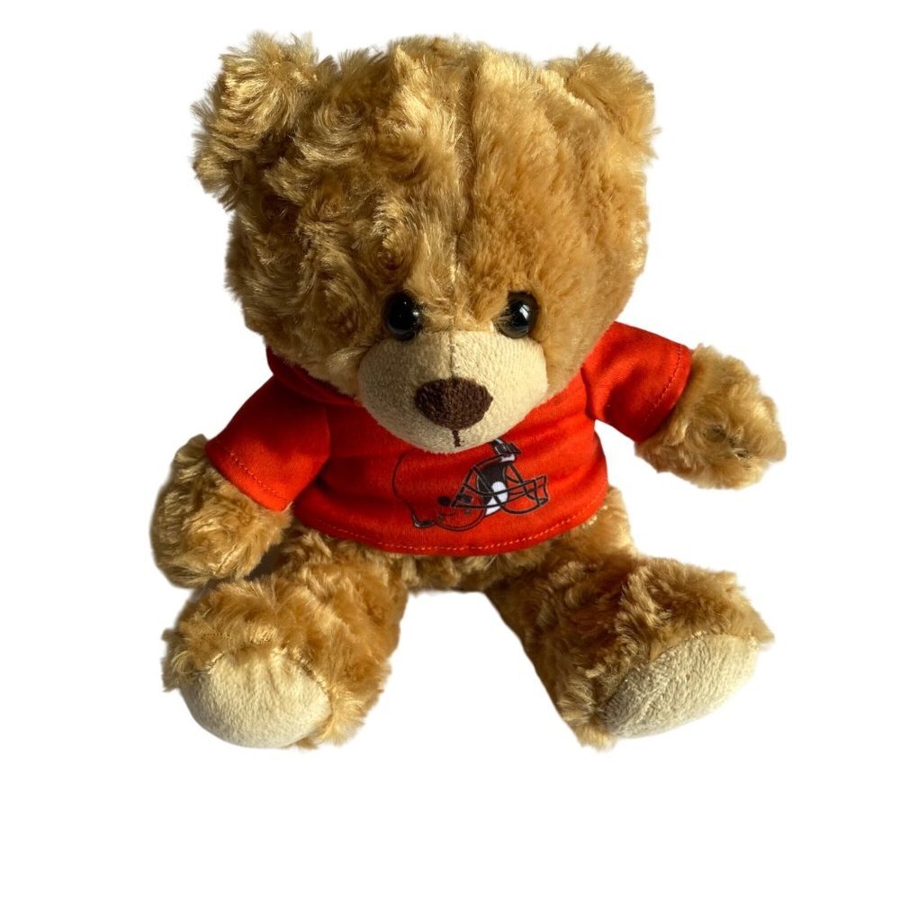 Good Stuff Football Cleveland Ohio Browns NFL Hoodie Stuffed Plush Teddy Bear 7"